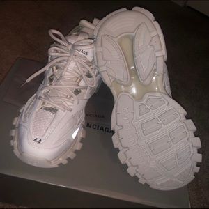 Balenciaga White Track Sneakers